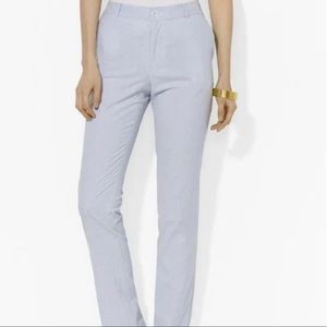 Lauren Ralph Lauren Edita 12petite stripped, lining inside, straight legs